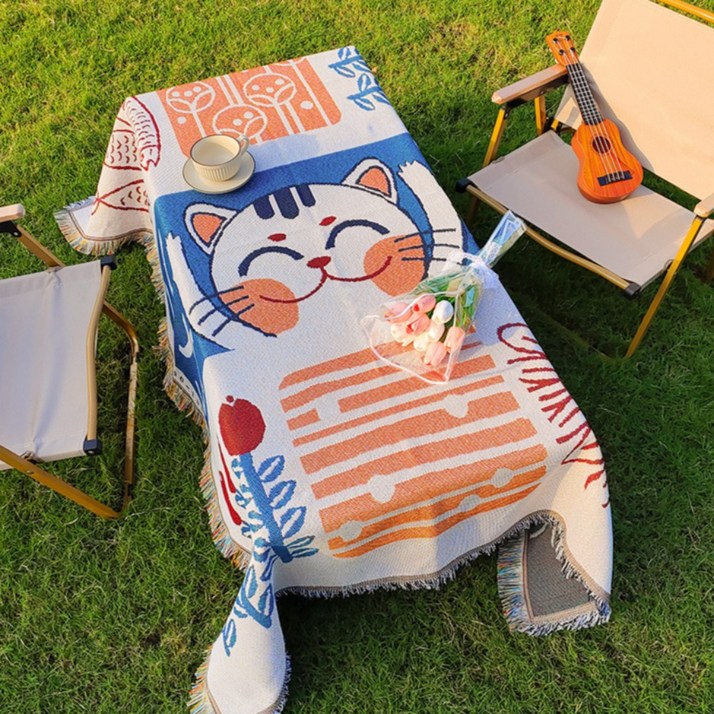 인네이처 캠핑러그 블랭킷 차박담요
