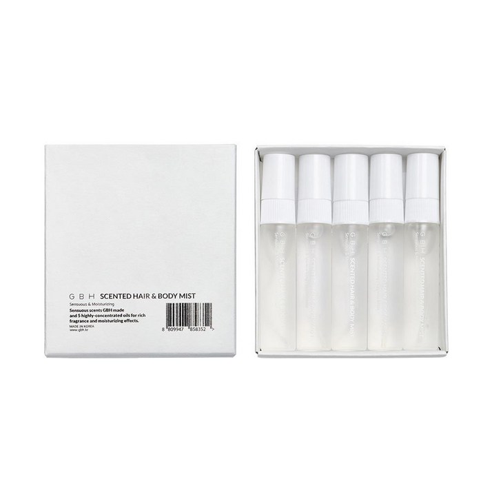지비에이치 센티드 헤어&바디 미스트 디스커버리 키트 22.5ml