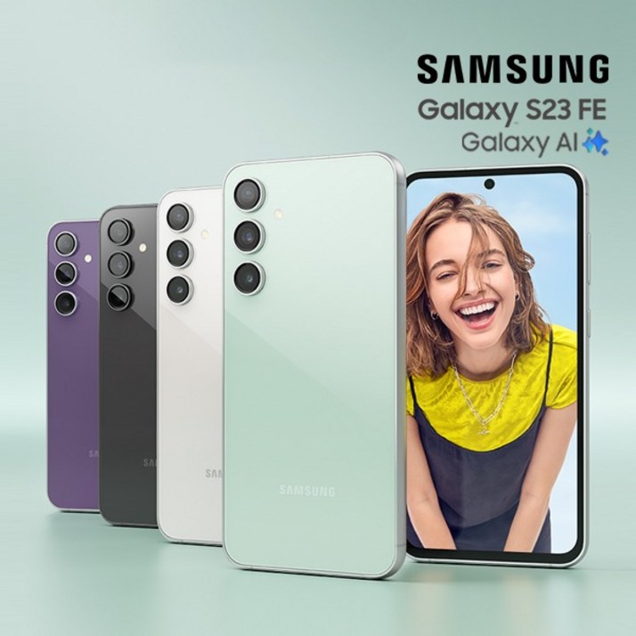 삼성전자 Ai 갤럭시 S23 FE 256GB 공기계 신품급 (구성품: 단말기 + 유심핀 + 보호케이스 + 보호필름 + 그립톡 + USB케이블 / 12개월 무상보증) Re:think, 256GB, 크림