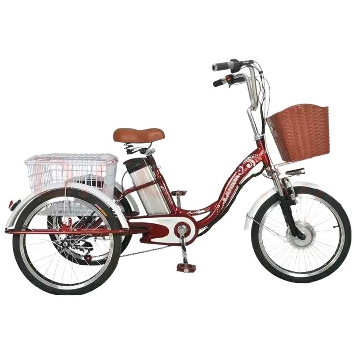 란마 노인용 전기 삼륜 자전거 삼천리 로드, 블루 배터리 미포함 충전기, 기본 모델명품번