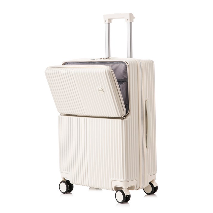 양타 신상품 앞에 열리는  대용량 다용도 패션 여행 트렁크 두껍고 오래 사용 가능 USB충전 다종 색상 선택 가능 케리어