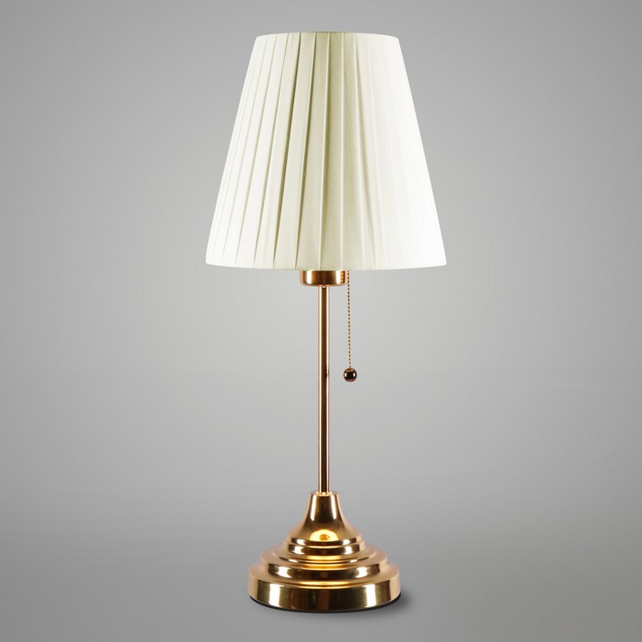 폴링 단스탠드 감성 스탠드조명 테이블램프 LED 당기는 스위치, 골드