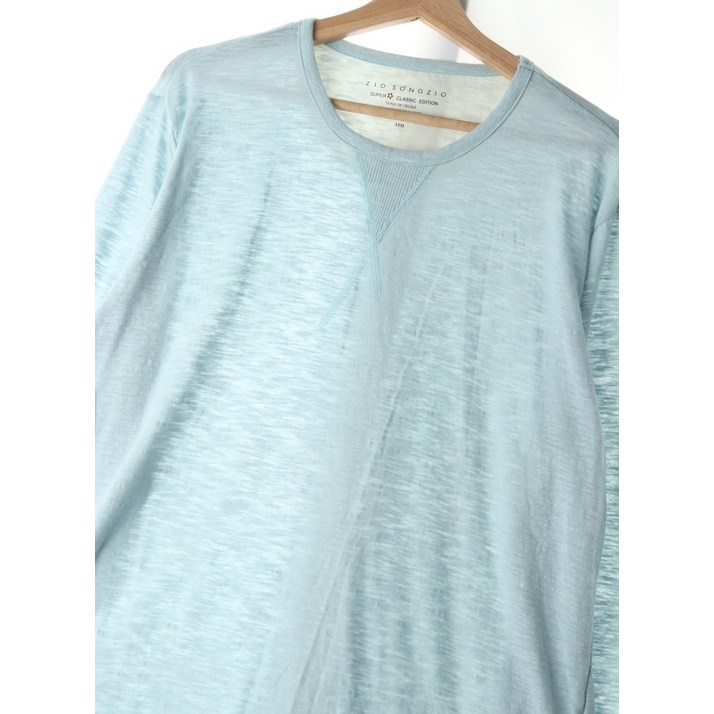 (2XL)지오송지오 긴팔티셔츠 빅사이즈 연블루48