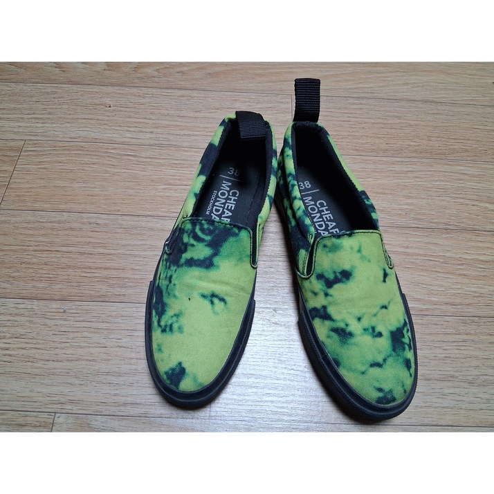 칩먼데이 여성 타이 다이 패턴 슬립온 운동화/240/민구제