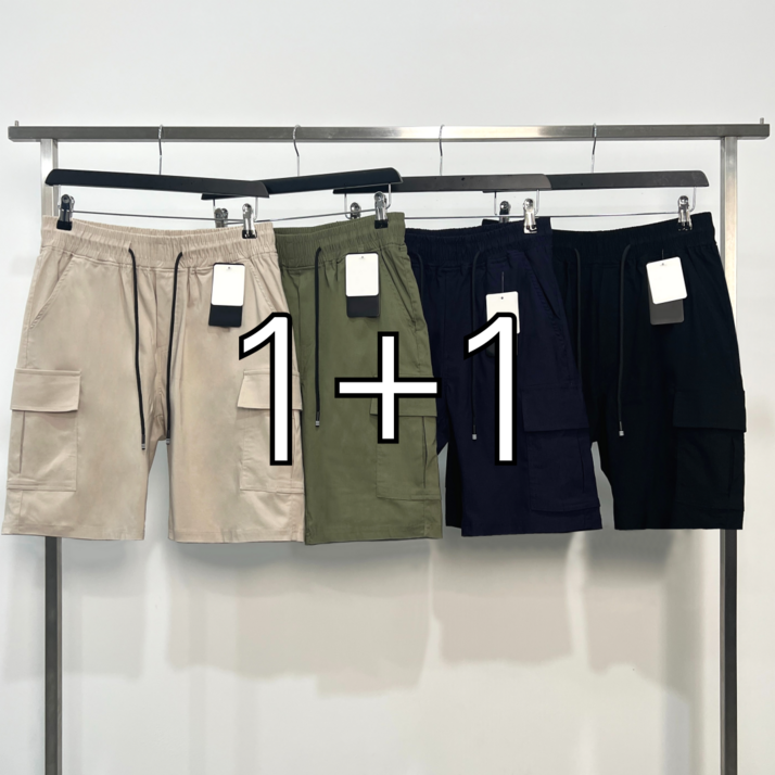 11 남녀공용 스판 밴딩 카고 반바지 8732