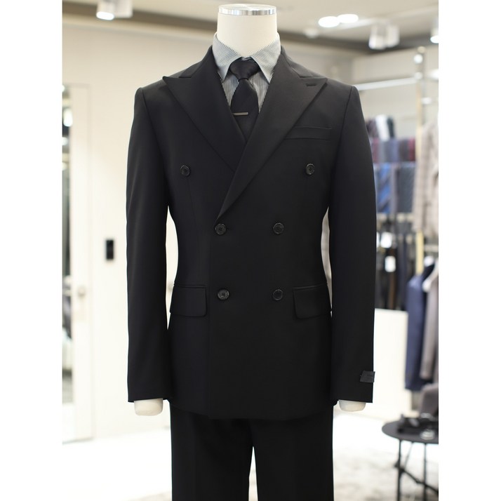 지이크 파렌하이트 22FW 블랙 스판 더블정장 FFJAH2571 무료배송상품