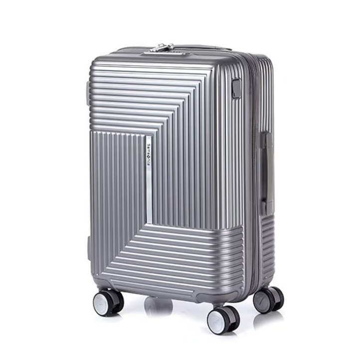 [백화점 정품] 쌤소나이트 APINEX 캐리어 55/20 EXP MATTE LATTE 실버 기내용 여행용 가방