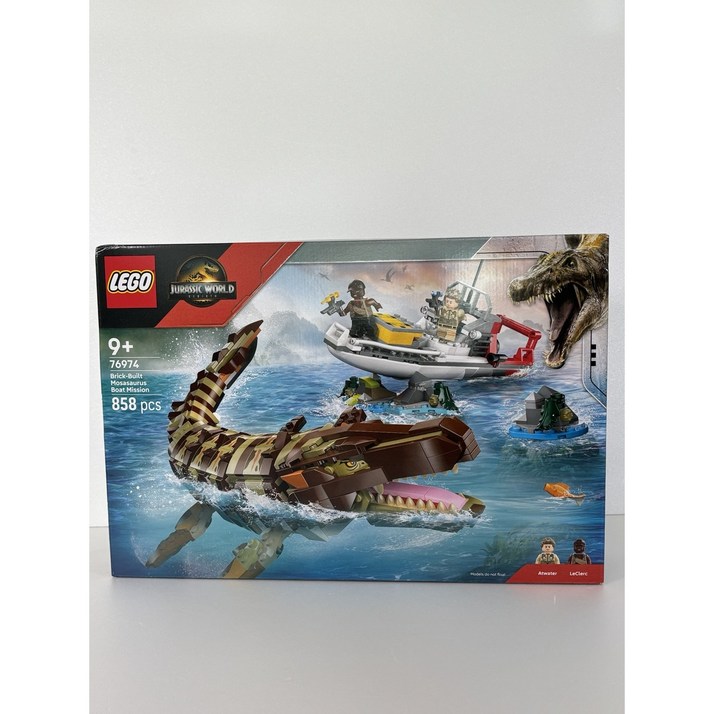 레고 쥬라기월드 브릭 조립식 모사사우루스 보트 미션TU76974, 1개