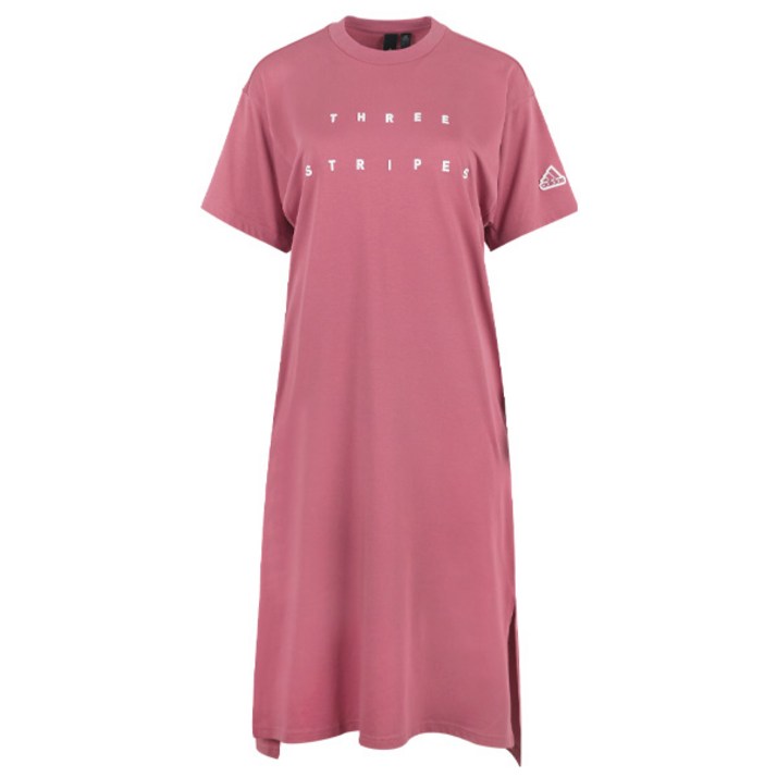 아디다스 여성 WORD 티드레스 루즈핏 반팔 롱 원피스 IA5251