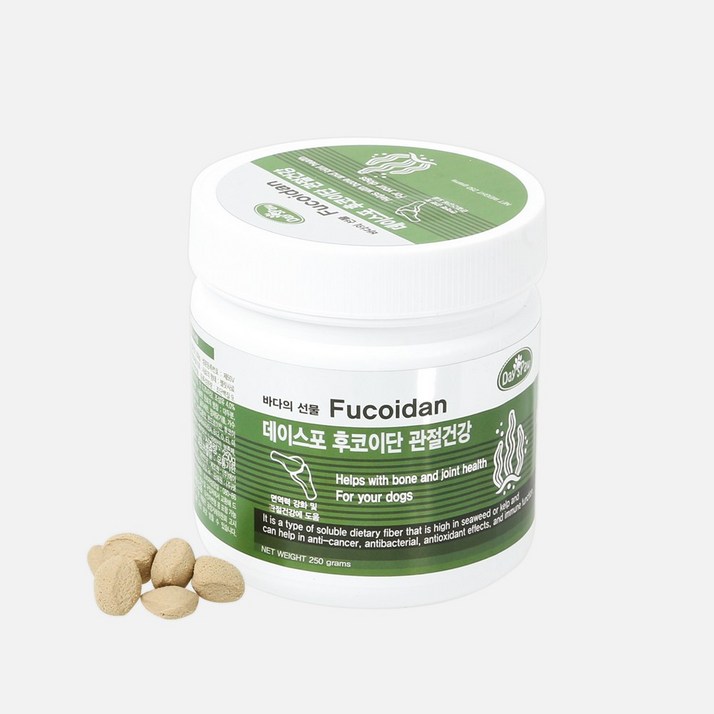 데이스포 후코이단 강아지 영양제 250g 관절 고관절 조인트