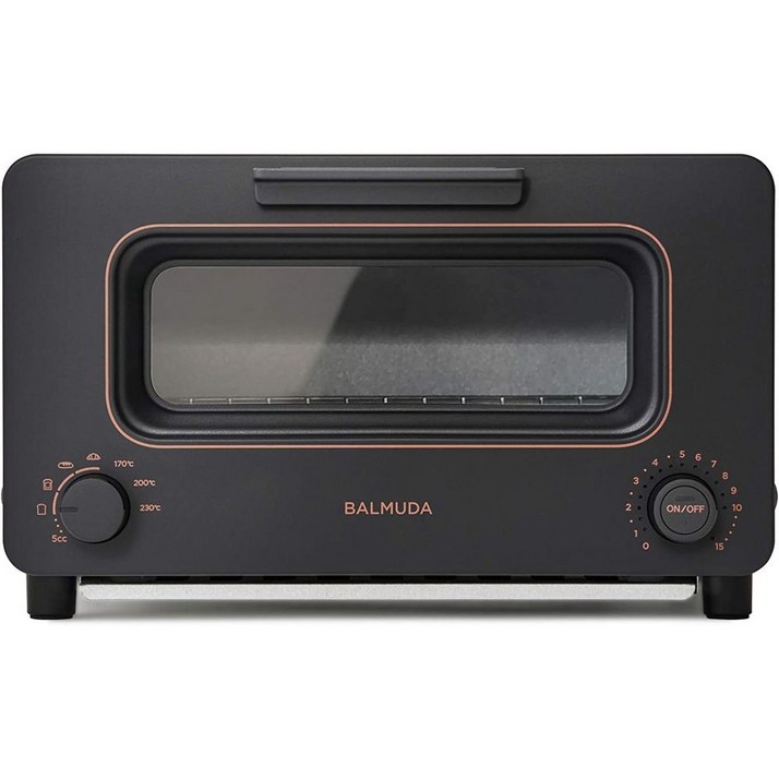 발뮤다 K05ABK 더 토스터 스팀토스터 블랙 블랙 193911tcx, 블랙