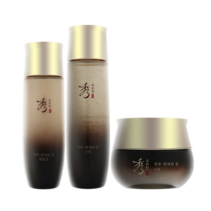 수려한 자우 럭셔리 진 기초 3종스킨에멀전크림, 1개