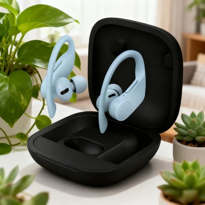 고급형 신제품 파워비츠 프로 무선 블루투스 이어폰 스포츠 러닝에 적합한 오버이어 HIFI 매직 사운드