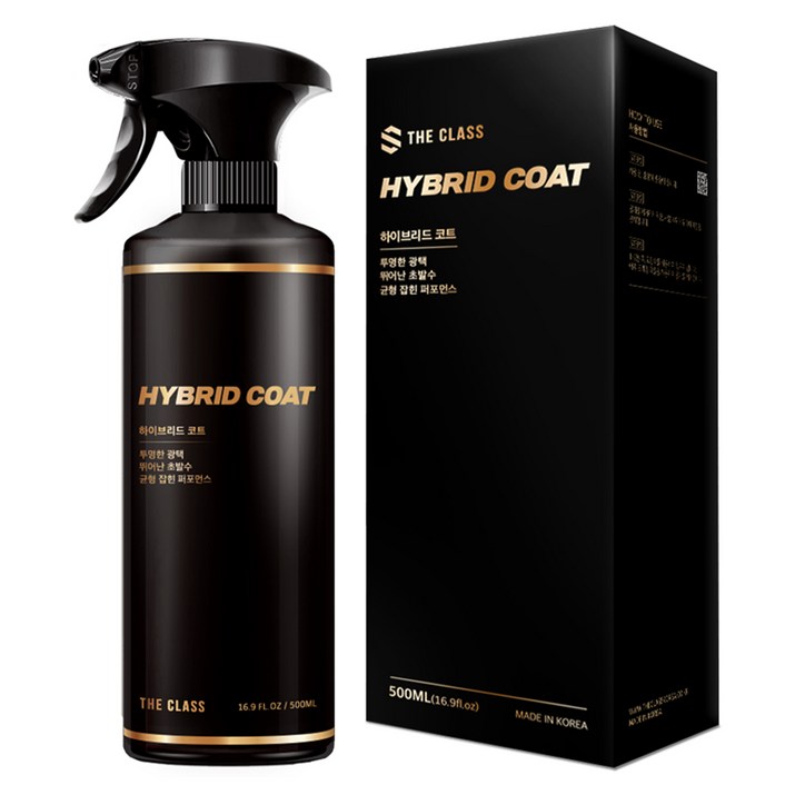 더클래스 하이브리드 코트 셀프 유리막 코팅제 세차용품, 500ml, 1개 더클래스 하이브리드 코트 셀프 유리막 코팅제 세차용품, 500ml, 1개