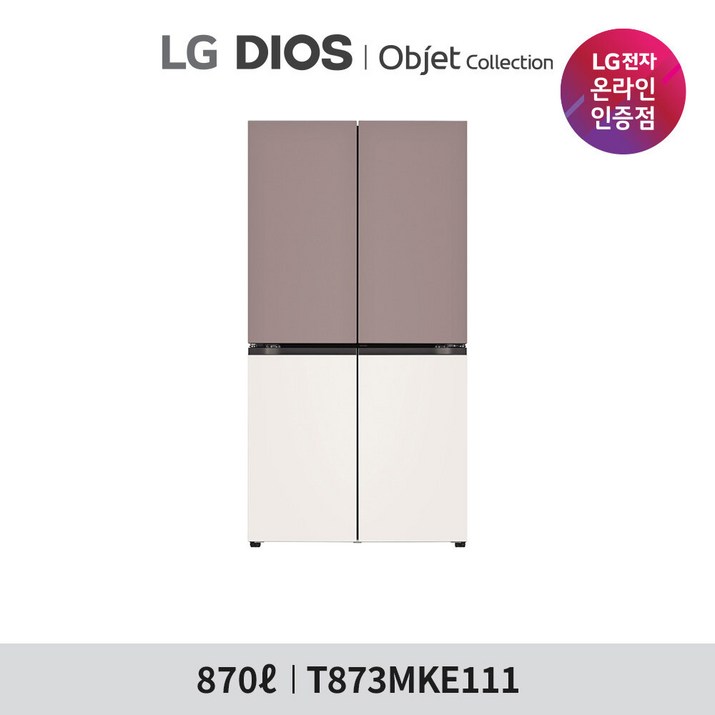 [LG][공식인증점] LG 디오스 오브제컬렉션 매직스페이스 냉장고 T873MKE111