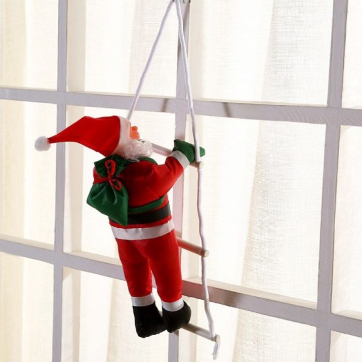 크리스마스꾸미기 인형 창문에 매달린 산타 외부장식 - 쇼핑뉴스
