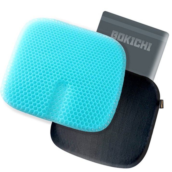 BOKICHI U형 5세대 실리콘 방석 + 사계절 커버, 민트,블랙 7510145630