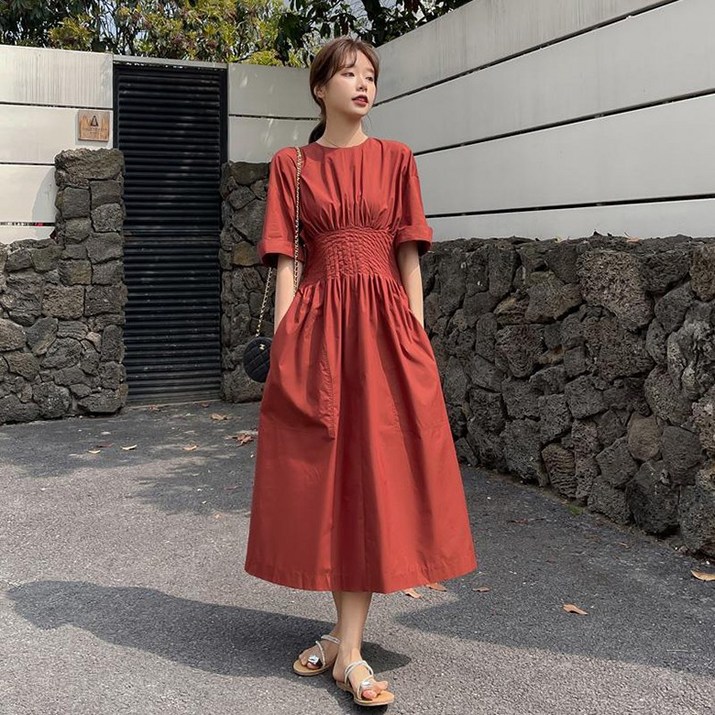 여름 원피스 티셔츠 원피스 빈티지 a라인 스커트 여름 원피스 티셔츠 원피스 빈티지 a라인 스커트