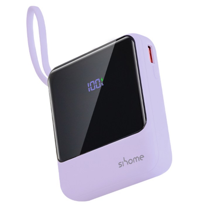 시홈 22.5W 고속충전 10000mAh 미니 보조배터리