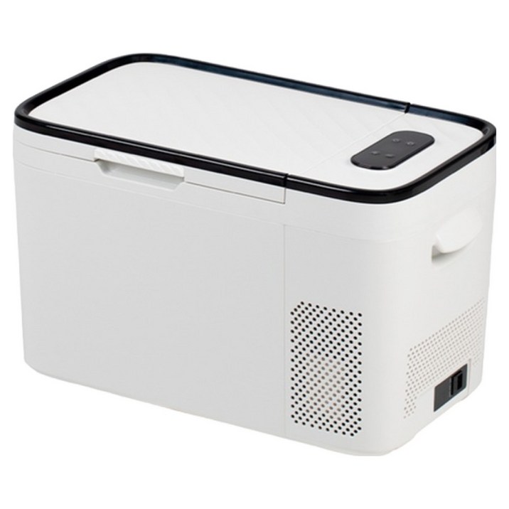 알피쿨 캠핑 냉장고 AK25, AK25, 화이트 + 블랙