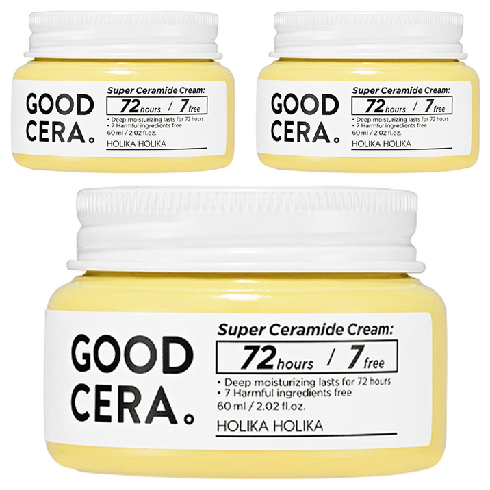 홀리카홀리카 굳세라 수퍼 세라마이드 크림, 60ml, 3개