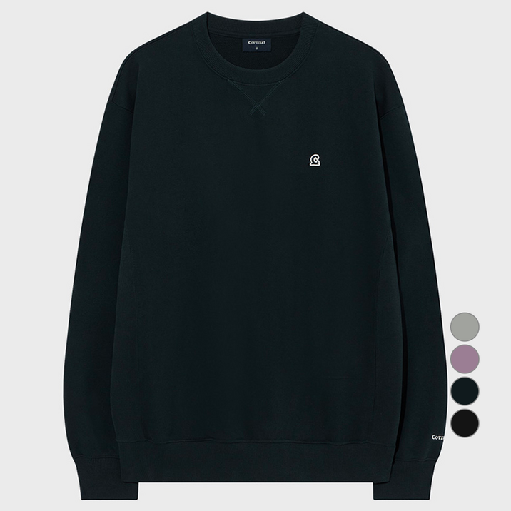 커버낫 남녀공용 시그니처 심볼 맨투맨