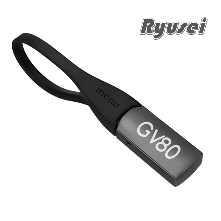 Ryusei 자동차 키링 고급 키홀더링 제네시스 호환 키링 열쇠고리 연결고리 키케이스 차량용품 G80 GV70 GV80 무료각인  R055