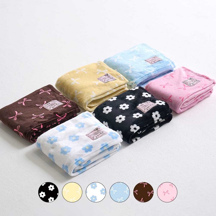 데시뉴 뉴노멀 패턴 극세사 담요