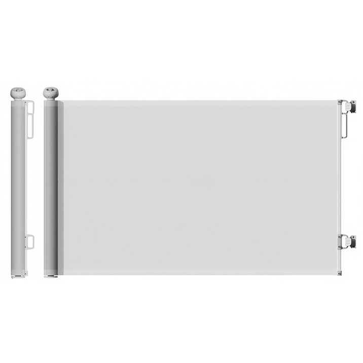 서치잇 신축식 메쉬 안전문 반려동물 겸용 대형 펜스 울타리, 1개, 화이트