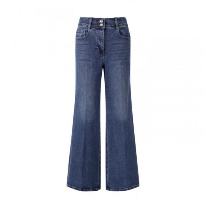 백화점 정품 CC콜렉트 세미와이드 부츠컷 데님 팬츠 E244PSA146