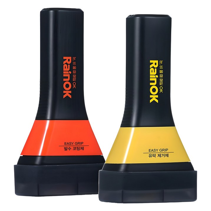 불스원 Rain OK 뉴 이지그립 유막제거제 + 발수코팅제 세트
