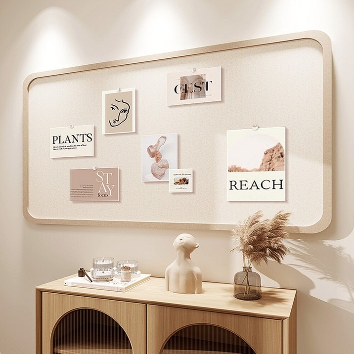 ErrifY 부착식 펠트보드 게시판 알림판 접착식