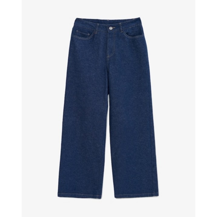 라코스테 브랜드관 여성 25FW 세미와이드 캐주얼 데님팬츠 HF608E-55N 36L 블루 364319