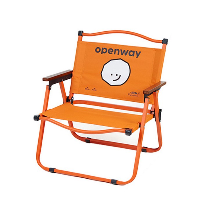 캠핑 의자 어린이 유아 릴렉스 접이식 미니 로우 체어, 1개, 오렌지