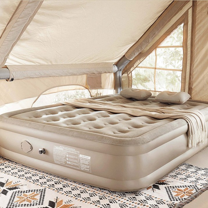 온라인원 어반카모 캠핑 자충 에어매트 야외 캠핑용 휴대용 침대 매트리스 (베게 증정) 7649992908