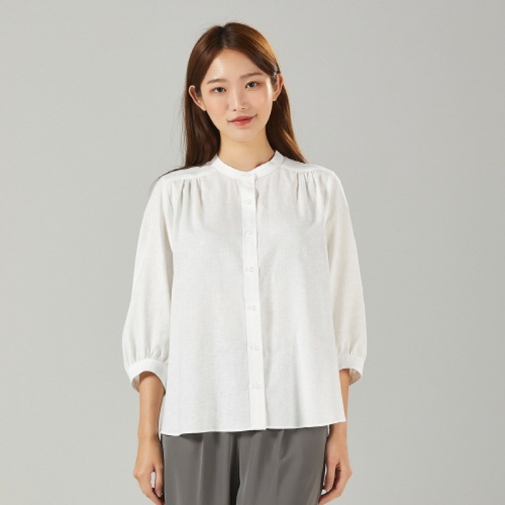 SS여성용 반팔면스판셔츠 7부소매린넨셔츠 긴팔면100셔츠 긴팔린넨셔츠 SS쿨한 캐주얼여자셔츠블라우스