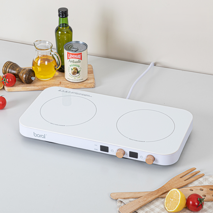 보랄 슬림 2구 와이드 인덕션(테이블 사용 가능), 일반형, 보랄/BR-118TWD