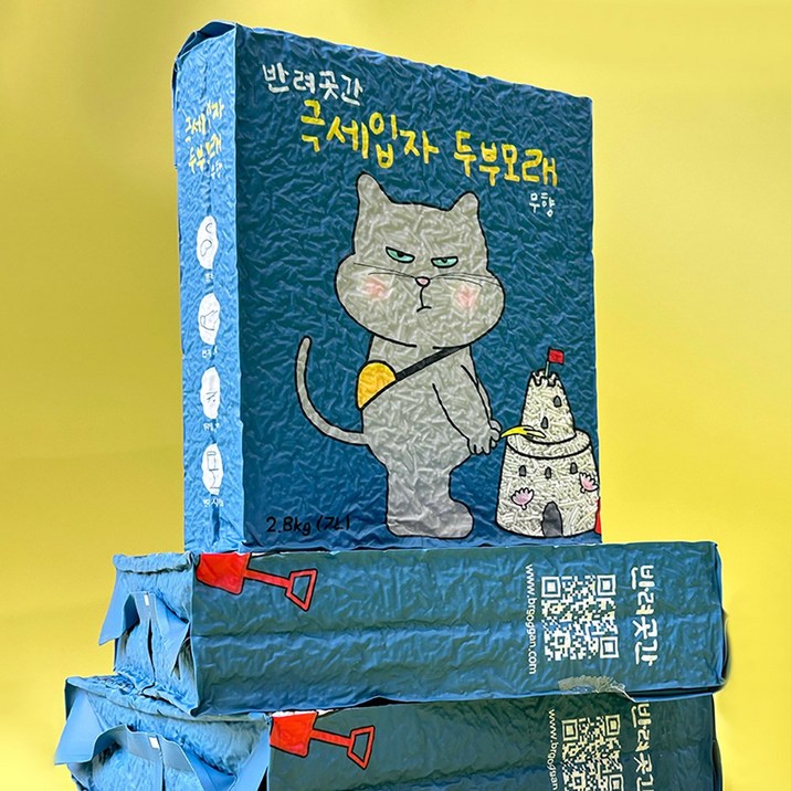 반려곳간 고양이 수분코팅 두부모래 1.5mm 극세입자 대용량 1박스 (7L X 6개입), 녹차향, 6개, 7L