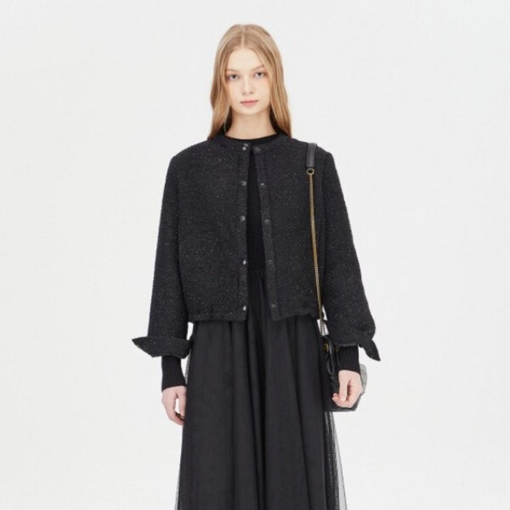 시슬리 트위드 점퍼형 자켓_SAJKA4511 941342