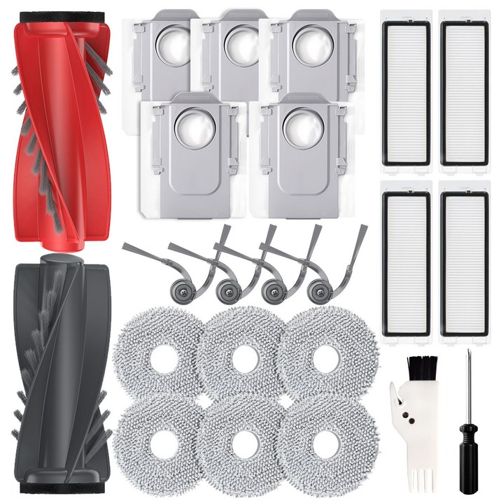 에버그린 PBRK Qrevo로봇청소기 소모품 호환 키트 23PCS, 1세트, 로보락 Qrevo