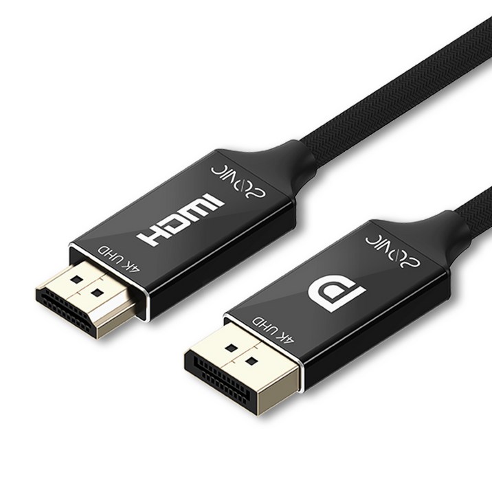 소닉 DP to HDMI 4K 모니터 케이블, 1개, 3m 7655793538