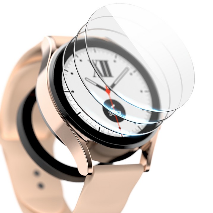 구스페리 9H 고강도 풀커버 스마트워치 강화유리 액정보호필름 47mm 3p 세트