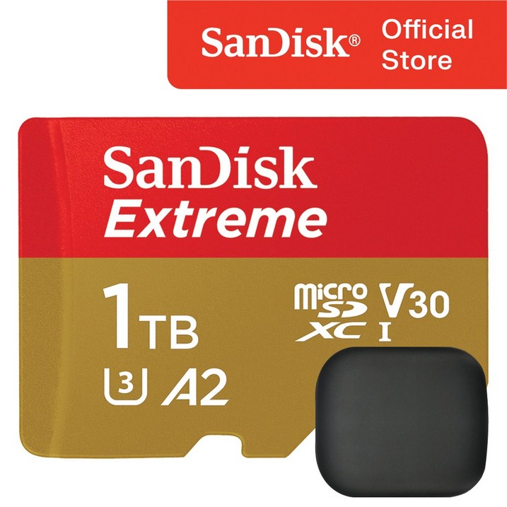 샌디스크 익스트림 마이크로 SD 카드  메모리 보관 케이스, 1TB