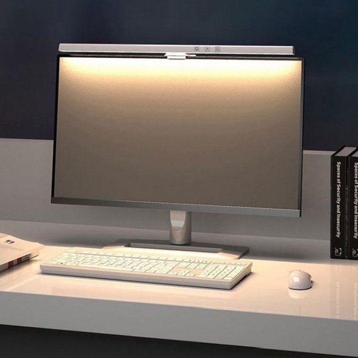 사무실스탠드 누심비 모니터 LED 조명 스크린바 스탠드 독서등 밝기조절 타이머