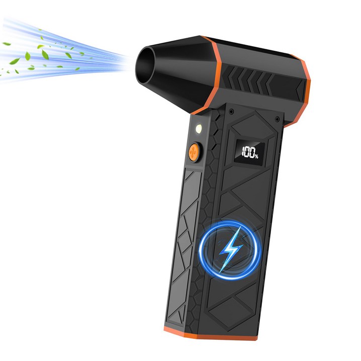 Allilio 초강력 무선 에어건 180000 RPM 차량용 폭력 터빈 선풍기 컴퓨터 캠핑 가정용