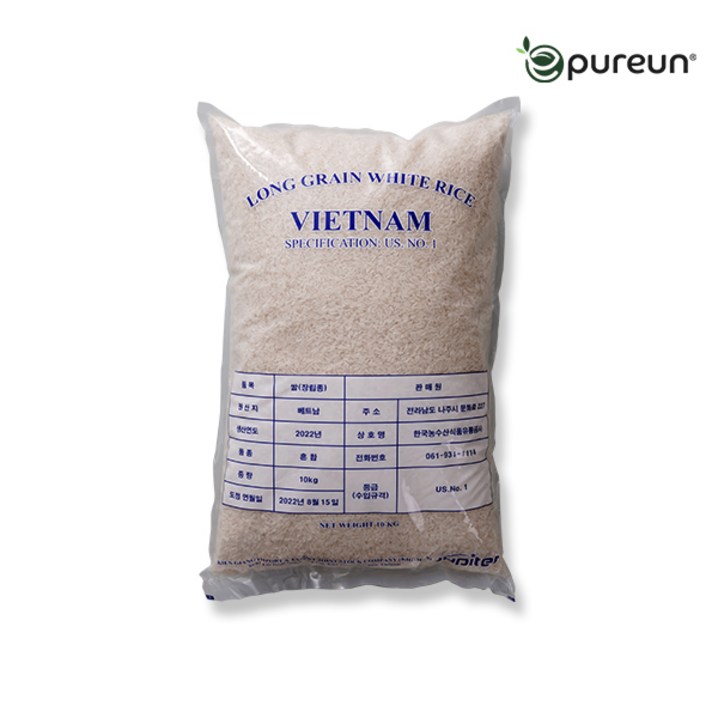 주웰키 태국산 안남미 10kg Long Grain Thai White Rice 안남미 장립종 태국쌀