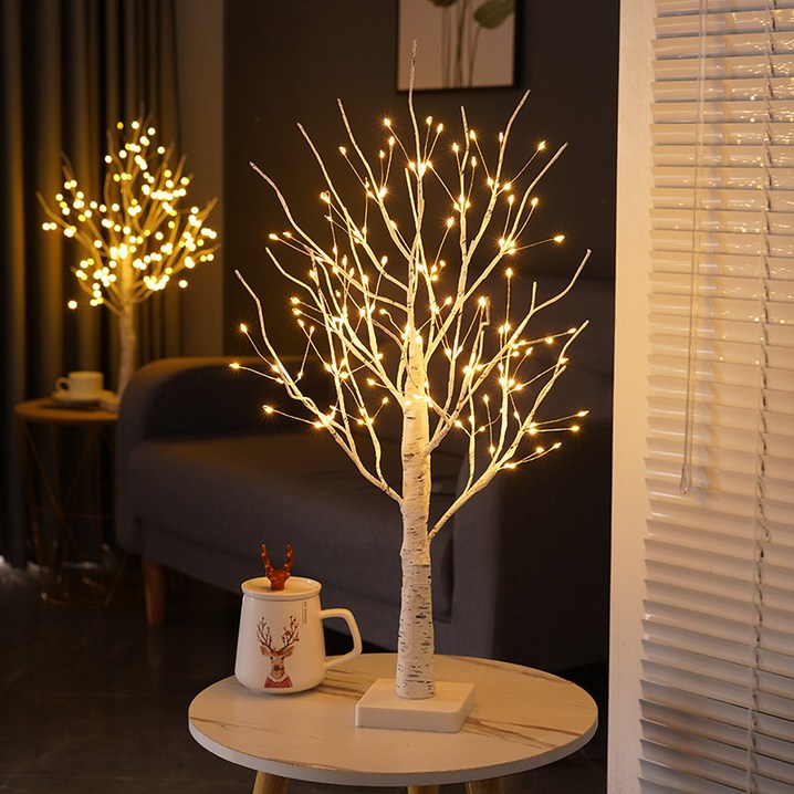 크리스마스 LED 자작나무 트리 인테리어조명 20230428