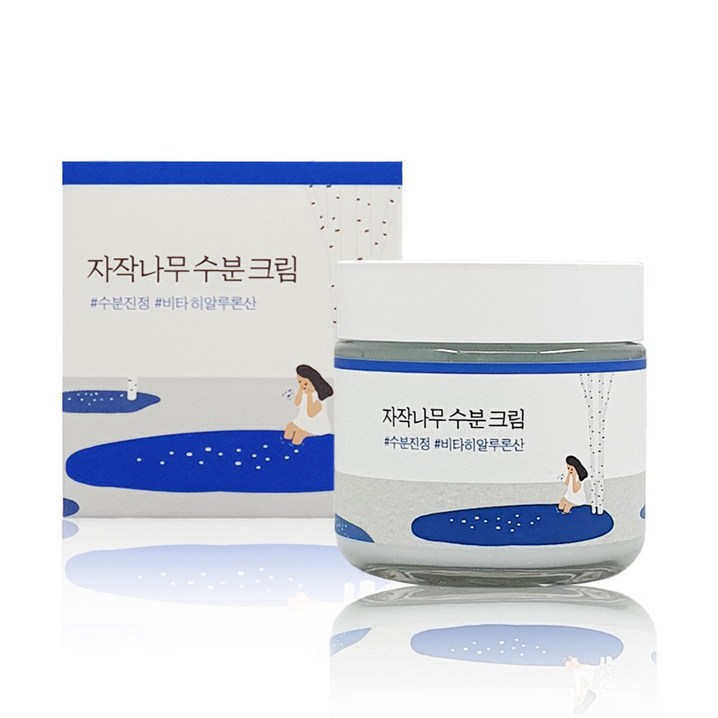 라운드랩 자작나무 수분 크림 80ml보습진정, 1개, 80ml 라운드랩 자작나무 수분 크림 80ml보습진정, 1개, 80ml