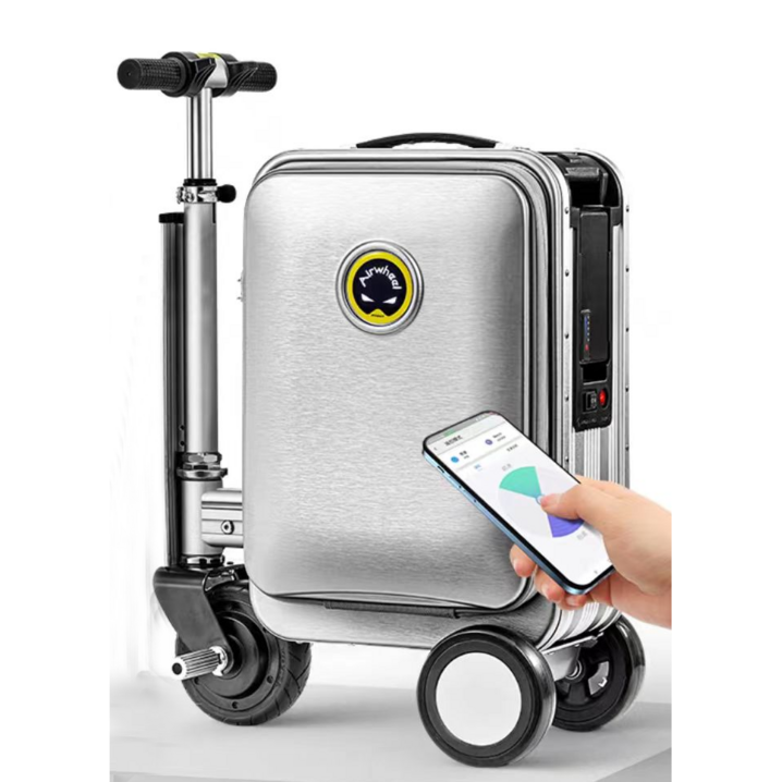 에어휠 전동 캐리어 블랙핑크 Airwheel 스마트 기내식 20인치 캐리어 SE3S