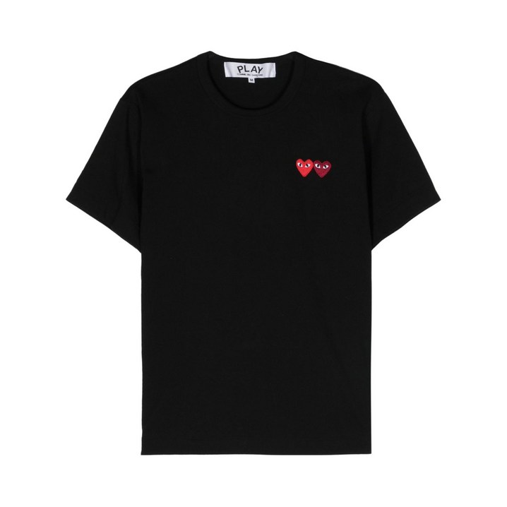 Comme Des Garçons Play꼼데가르송 플레이 하트 패치 티셔츠